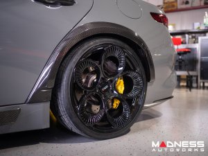 Alfa Romeo Giulia Quadrifoglio GTAm Style Side Skirts - Carbon Fiber